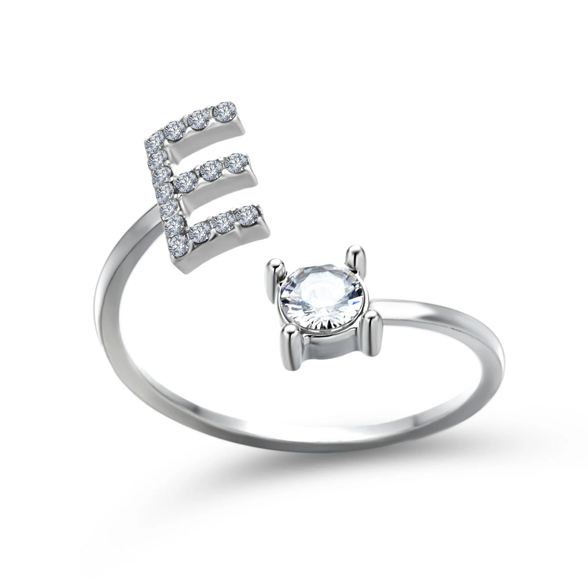 Design Adjustable Initial Letter Elegant Ring supplier gallery image 30