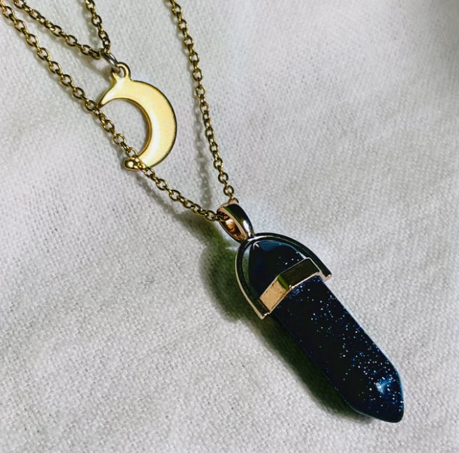 Moon Hexagonal Column Necklace supplier gallery image 15
