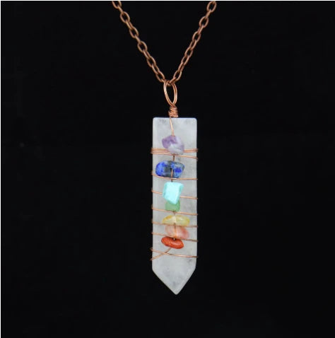 Moon Hexagonal Column Necklace supplier gallery image 17