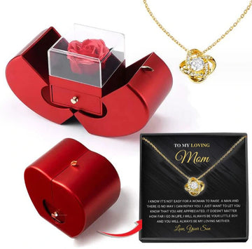 Eternal Rose Gift Box with Love Necklace, view 36
