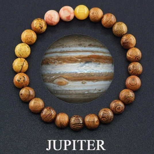 Matte 10 mm Stone Bead Couple Bracelets, view 10