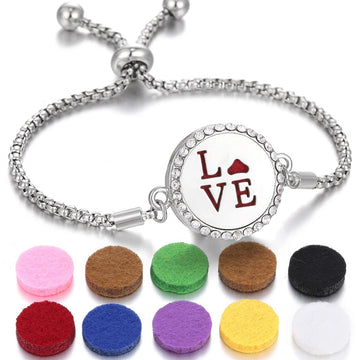Kaleidoscope Aromatherapy Perfume Essential Oil Bracelet supplier gallery image 19