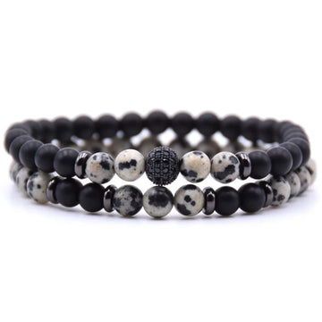 6 mm Natural Stone Bead Bracelet, view 10