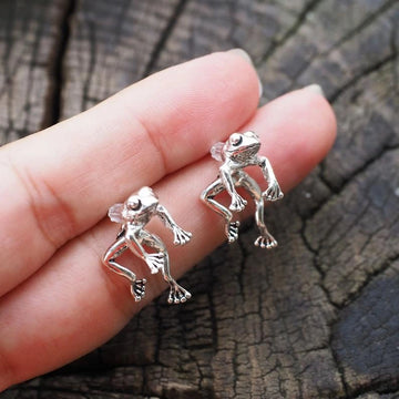 Cute Frog Funny Animal Stud Earrings supplier gallery image 5
