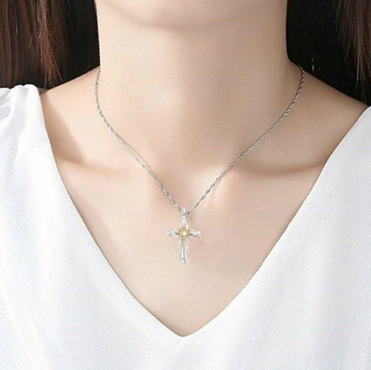 Octagonal Star Cross Necklace supplier gallery image 3