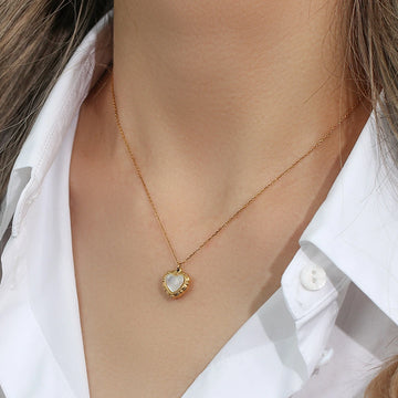 High Grade Love Light Gold Necklace supplier gallery image 6