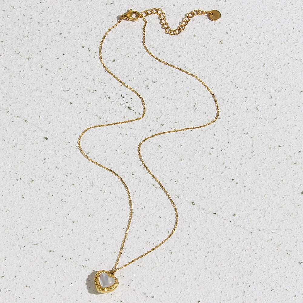 High Grade Love Light Gold Necklace supplier gallery image 5