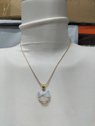 Moonstone Cartoon Princess Love Girl Necklace supplier gallery image 18