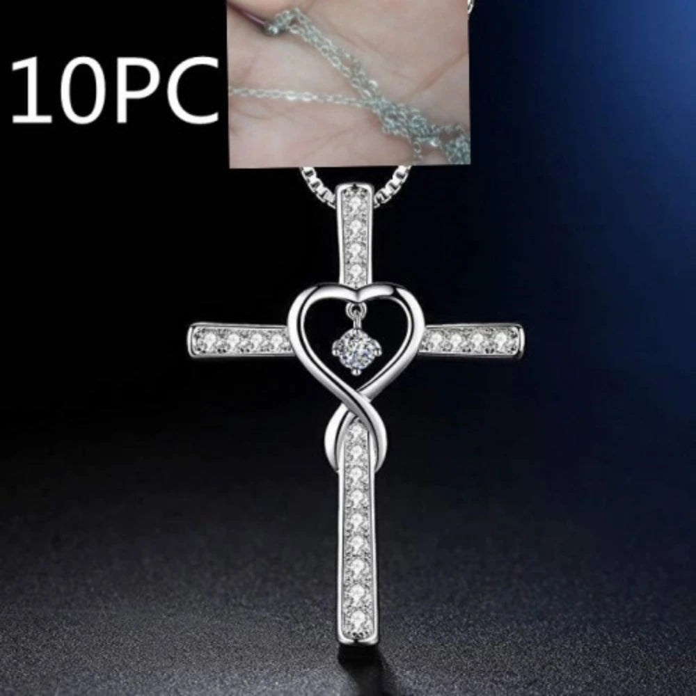 Infinity Love God WE Trust Necklace supplier gallery image 25