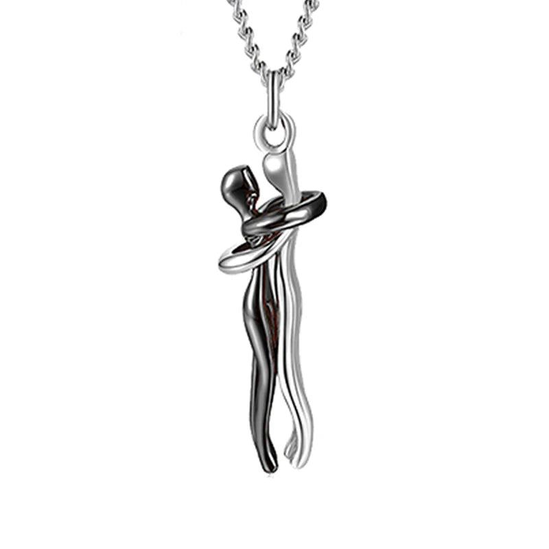 Love Hug Unisex Couple Chain Necklace supplier gallery image 5