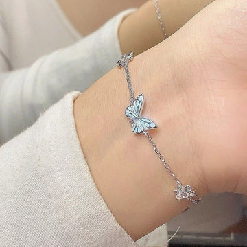 Blue Luminous Butterfly Glow Dark Necklace supplier gallery image 9