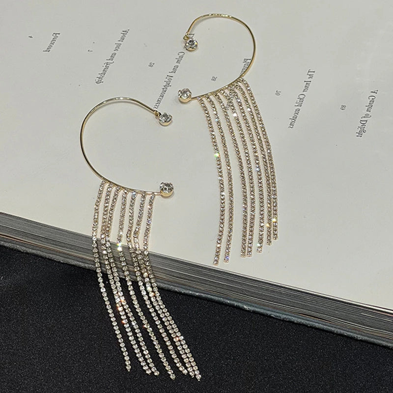 Long Fringe Tassel Earrings supplier gallery image 9