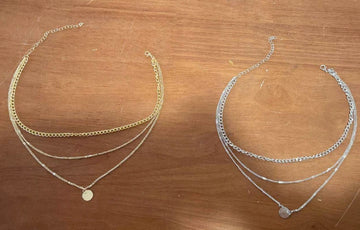 Multilayer Disc Chains Personality Necklace supplier gallery image 12