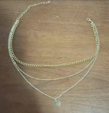 Multilayer Disc Chains Personality Necklace supplier gallery image 10