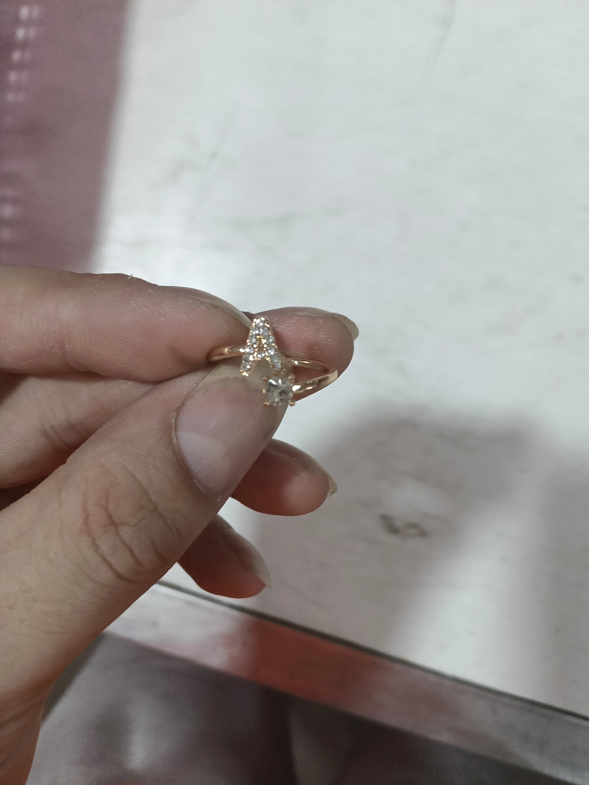 Design Adjustable Initial Letter Elegant Ring supplier gallery image 83