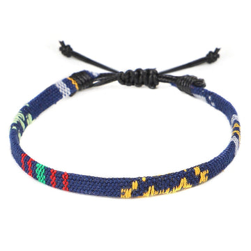 Hand Woven Rainbow Color Anklet Bracelet supplier gallery image 17
