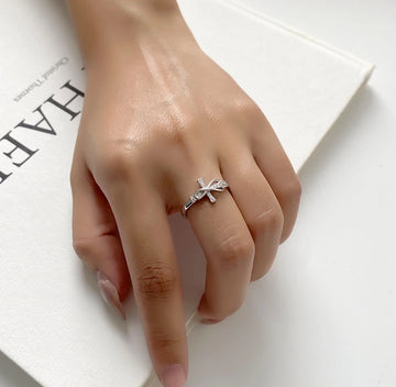 Colour-Block Cross Ring, view 2
