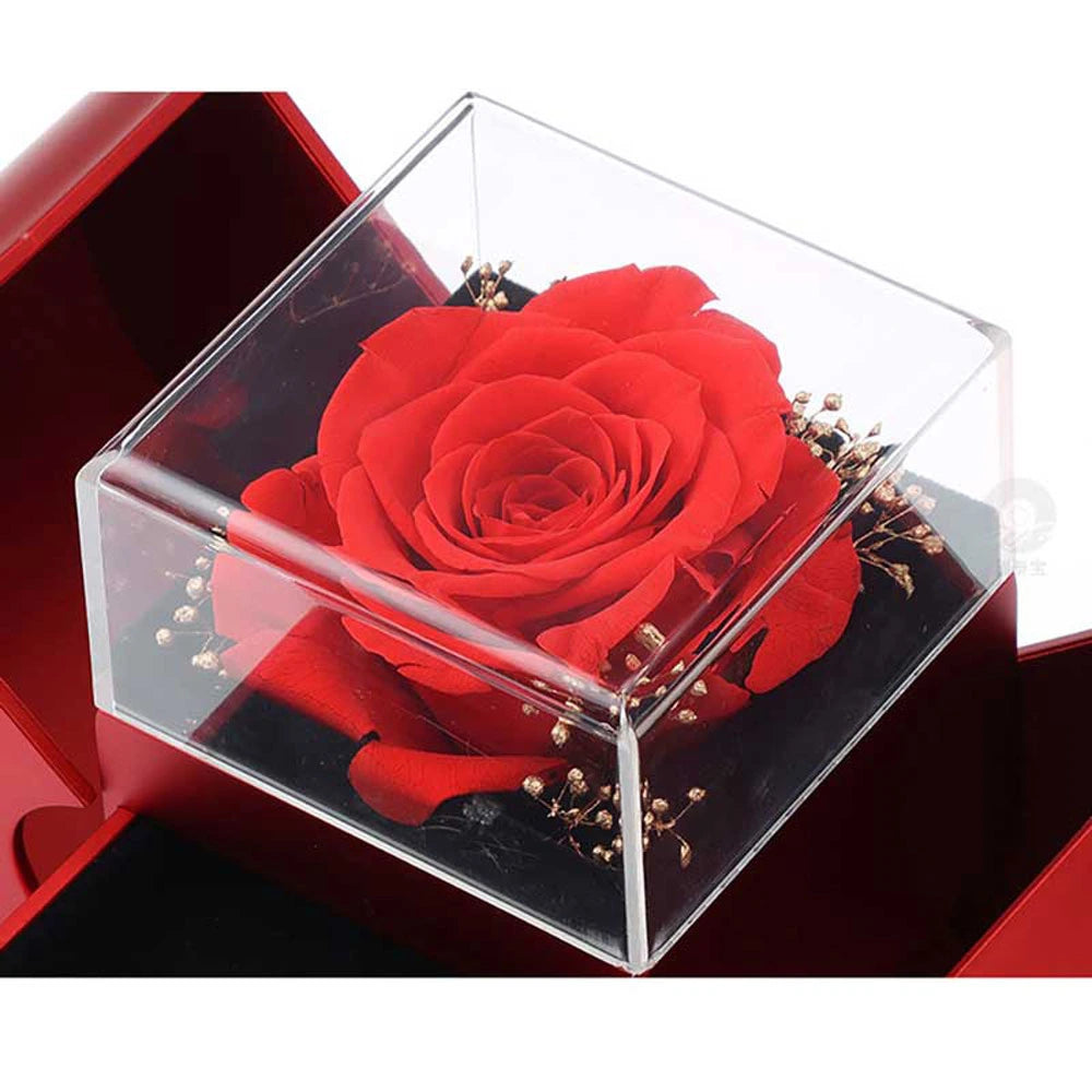 Eternal Rose Gift Box with Love Necklace, view 13