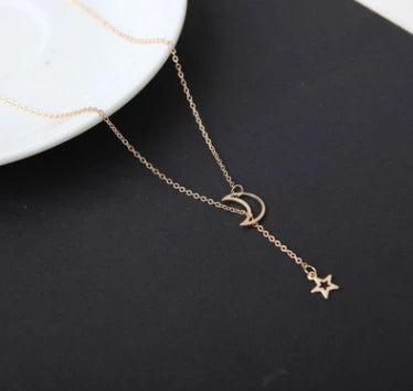 Moon Star Chain Short Necklace supplier gallery image 2