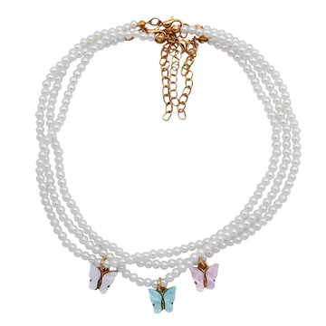 Elegant White Pearl Choker Small Necklace supplier gallery image 11