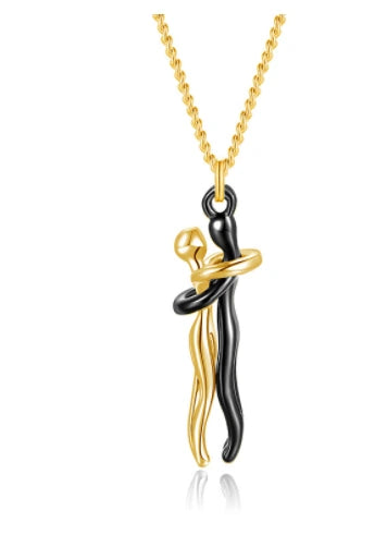 Love Hug Unisex Couple Chain Necklace supplier gallery image 11