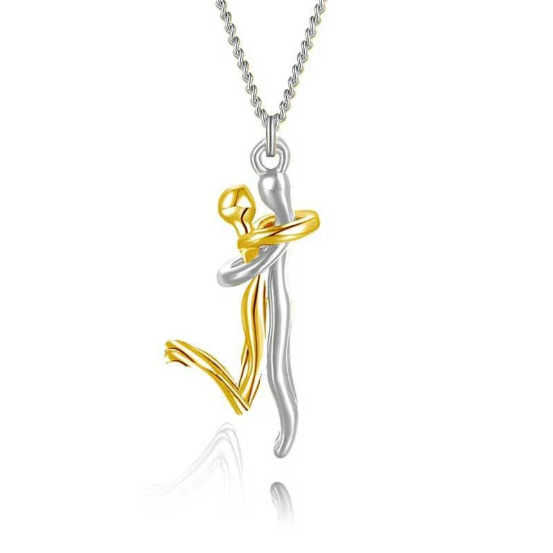 Love Hug Couple Chain Necklace supplier gallery image 5