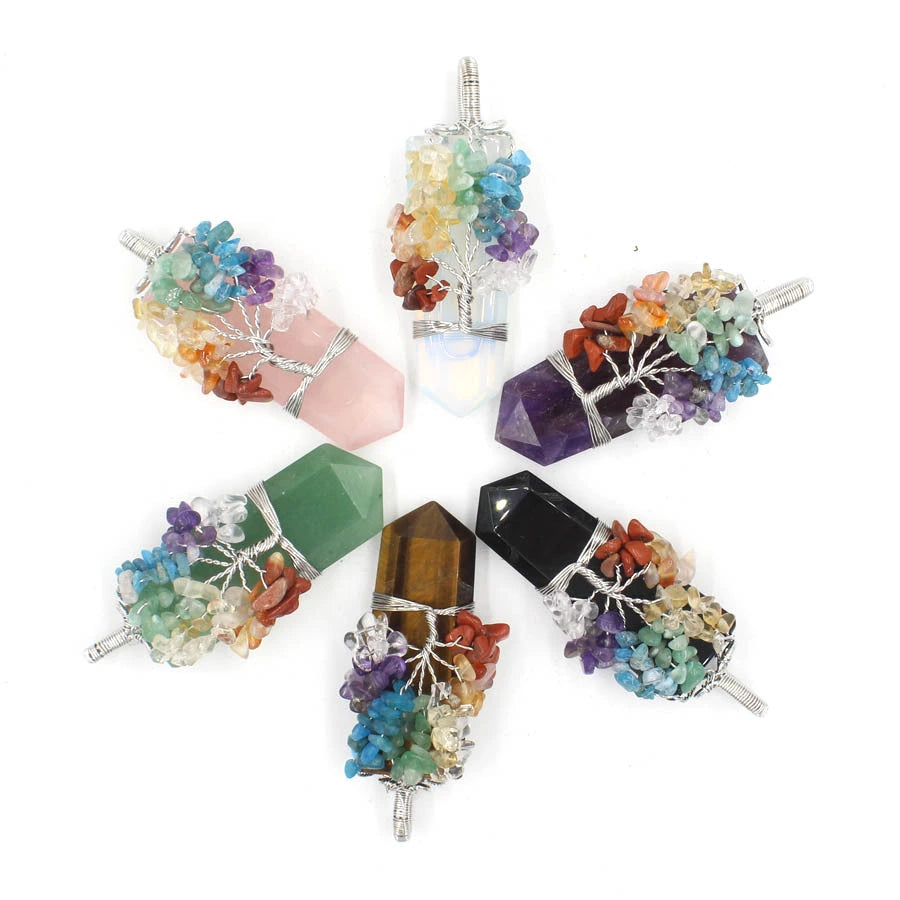 Column Tree Life Winding Necklace supplier gallery image 6