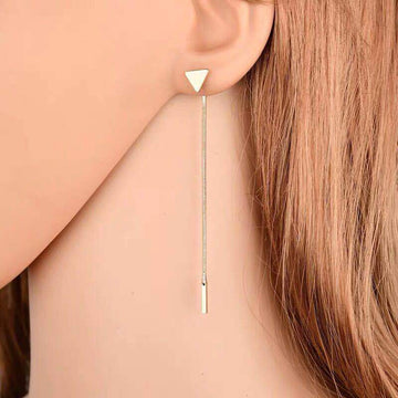 Triangle Fringe Tassel Earrings supplier gallery image 2