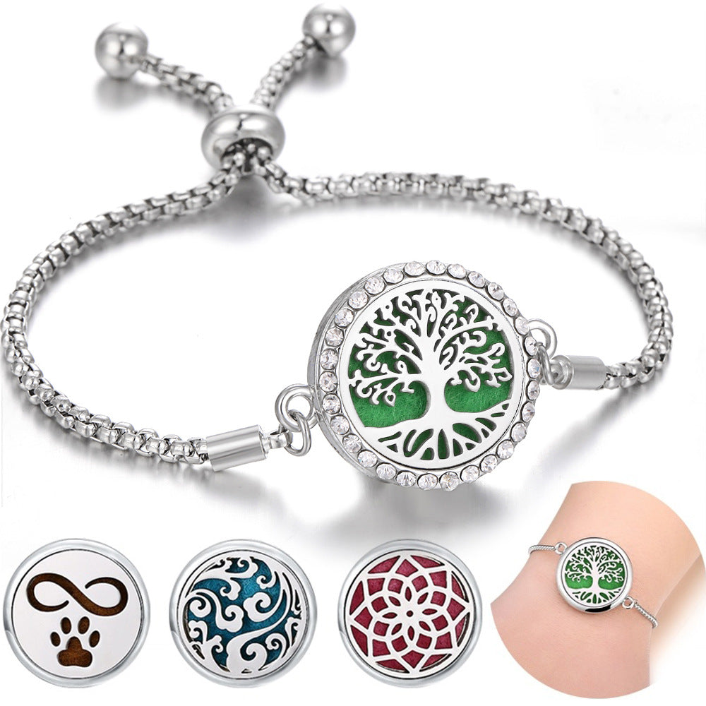Hollow Adjustable Aromatherapy Bracelet supplier gallery image 2