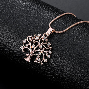 Big Tree Life Drilling CZ Necklace supplier gallery image 4