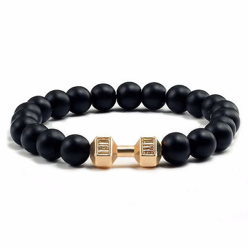Natural Volcanic Stone Beads Black Bracelet supplier gallery image 10