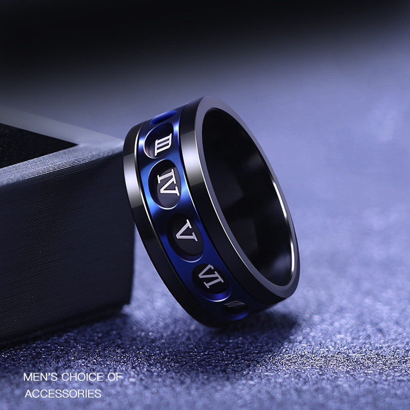 Titanium Steel Minimal Band Ring, view 1