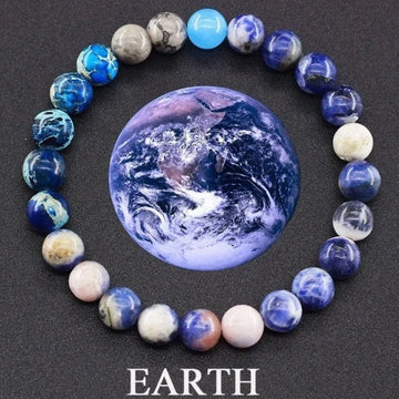 Matte 10 mm Stone Bead Couple Bracelets, view 5