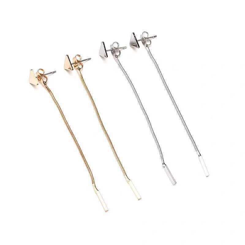 Triangle Fringe Tassel Earrings supplier gallery image 4