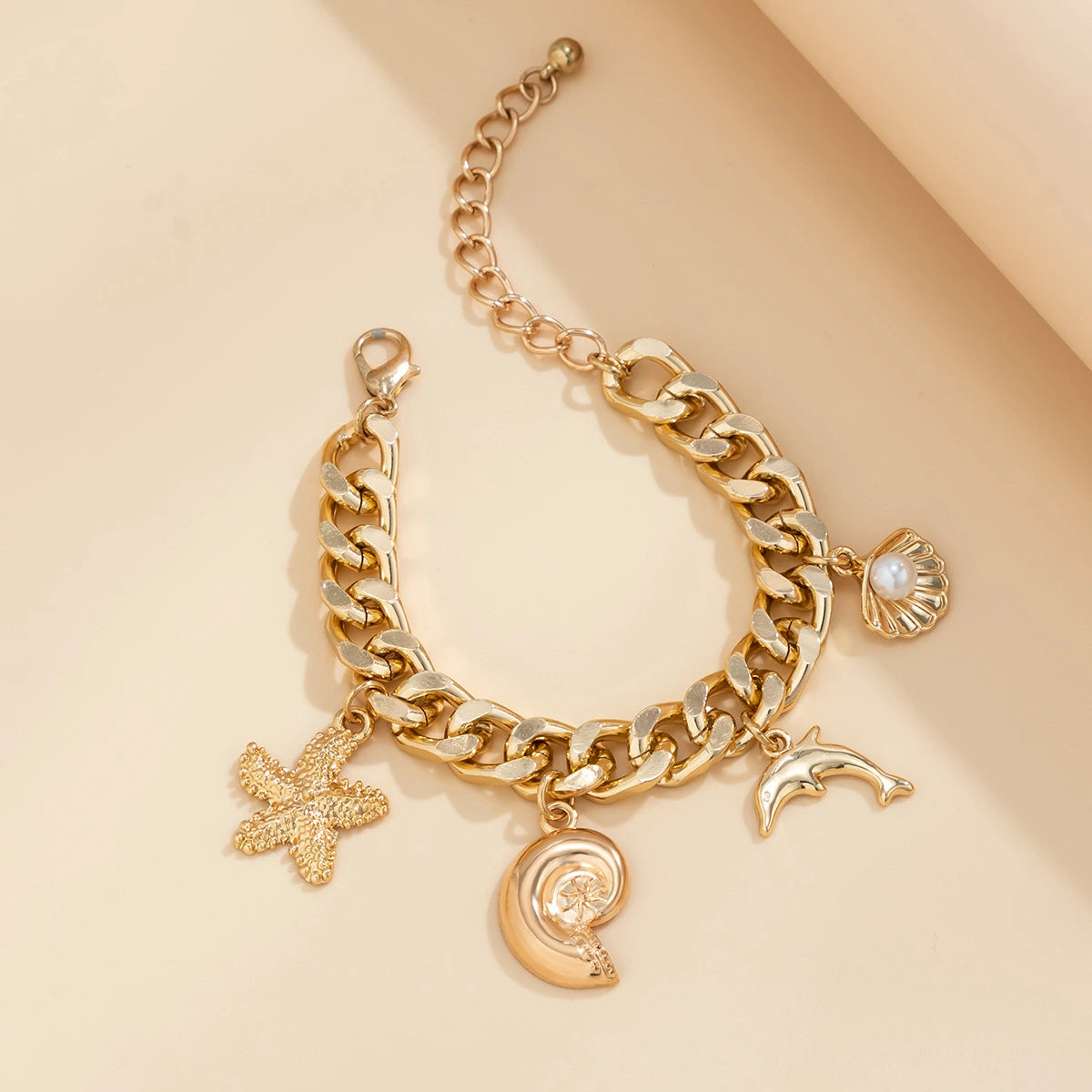 Creative Boho Conch Dolphin Starfish Bracelet supplier gallery image 7