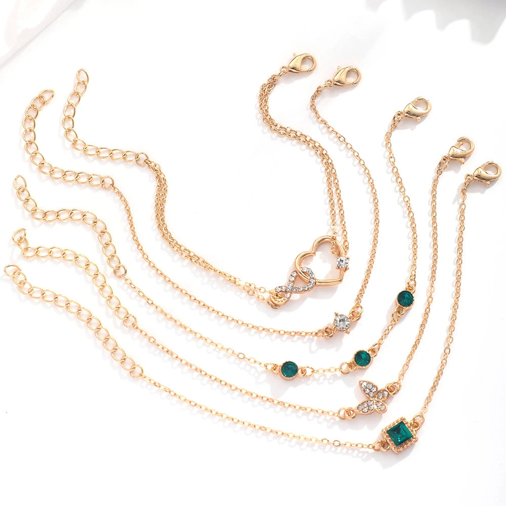 Bohemian Green Heart Bracelet supplier gallery image 6