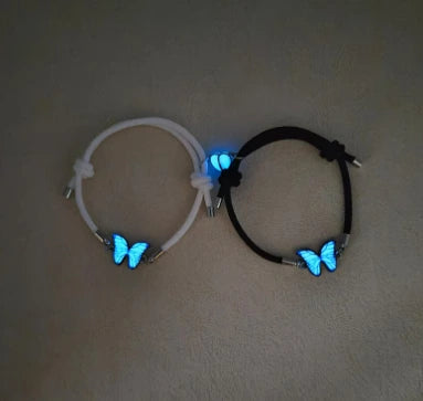 Blue Luminous Butterfly Glow Dark Necklace supplier gallery image 11