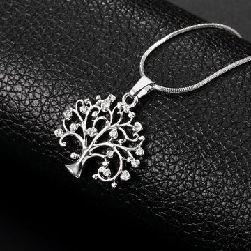 Big Tree Life Drilling CZ Necklace supplier gallery image 5