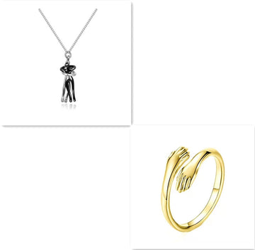 Love Hug Unisex Couple Chain Necklace supplier gallery image 12