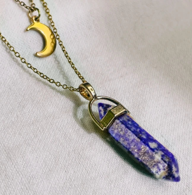 Moon Hexagonal Column Necklace supplier gallery image 11