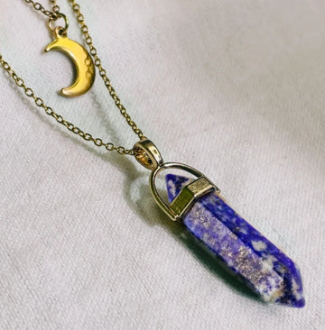 Moon Hexagonal Column Necklace supplier gallery image 11
