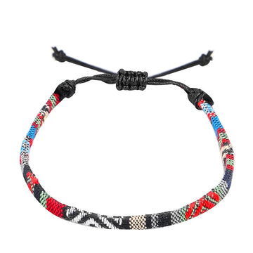 Hand Woven Rainbow Color Anklet Bracelet supplier gallery image 27