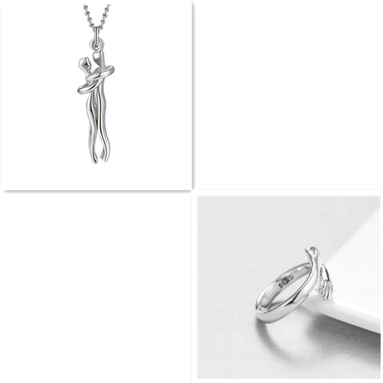 Love Hug Unisex Couple Chain Necklace supplier gallery image 21
