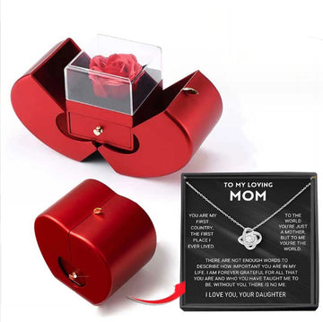 Eternal Rose Gift Box with Love Necklace, view 21