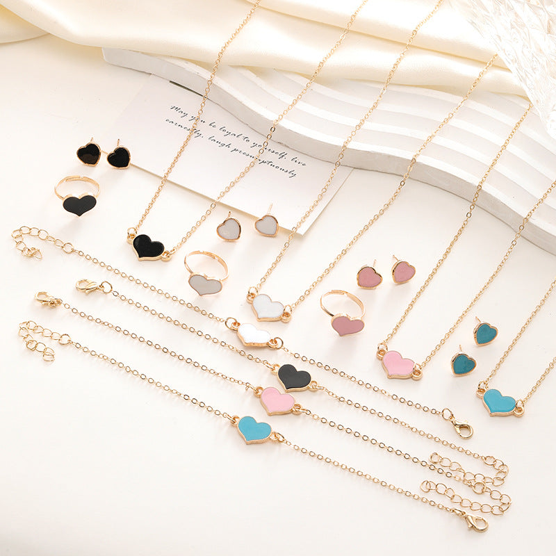 Supplier listing photo for Love Suit Heart Her Party Jewellery Set