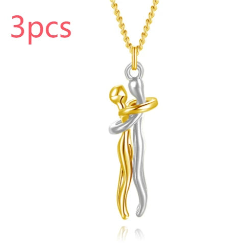 Love Hug Unisex Couple Chain Necklace supplier gallery image 31