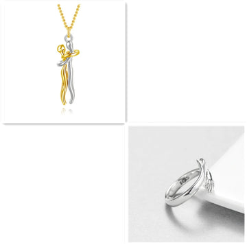 Love Hug Unisex Couple Chain Necklace supplier gallery image 23