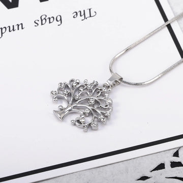 Big Tree Life Drilling CZ Necklace supplier gallery image 3
