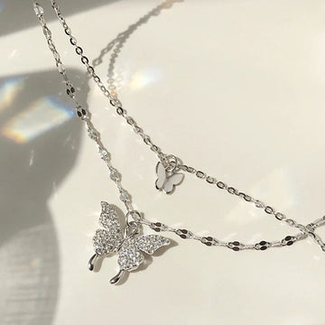 Elegant Color Shiny Butterfly Ladies Necklace supplier gallery image 14