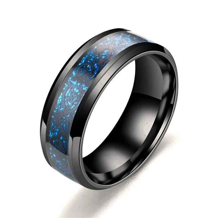 Dragon Pattern Band Ring supplier gallery image 6